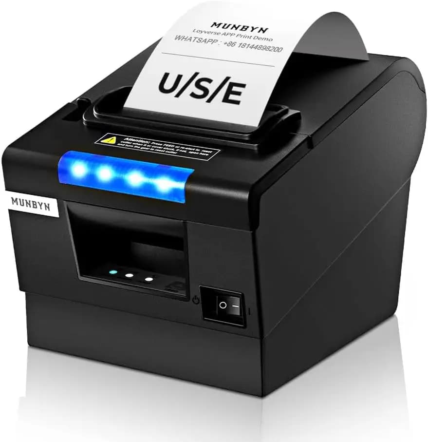 80MM Thermal Receipt Printer Auto Cutter 300MM S Fast Printing USB
