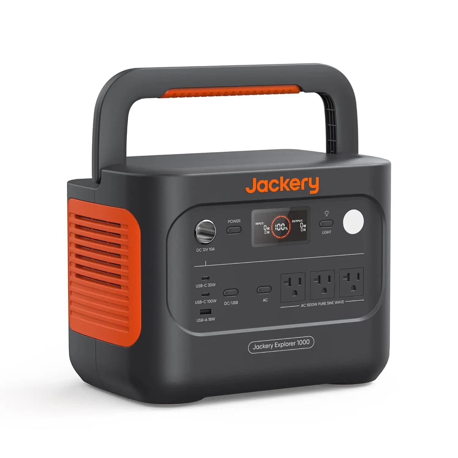 1070WH LiFePO4 Power Station 1500W AC 100W USB-C Fast 1HR Charge Solar