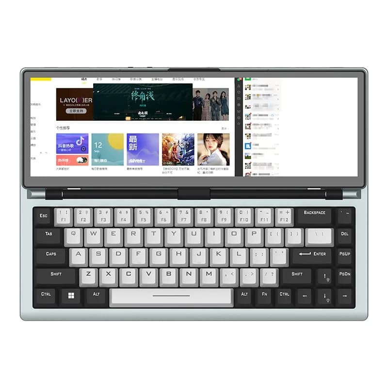 12.3 Inch HD IPS Panel Monitor 1920 720 USB Interface 90° Foldability
