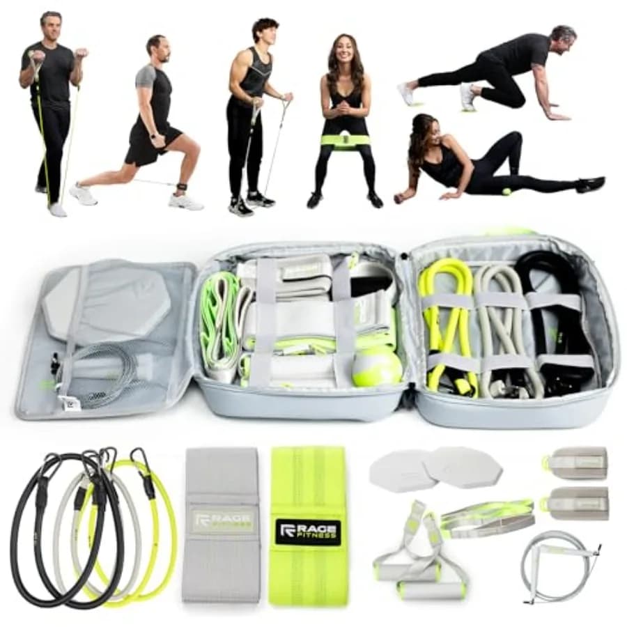 Home Gym Equipment Kit For Full Body Workout 10PCS Resistance Bands