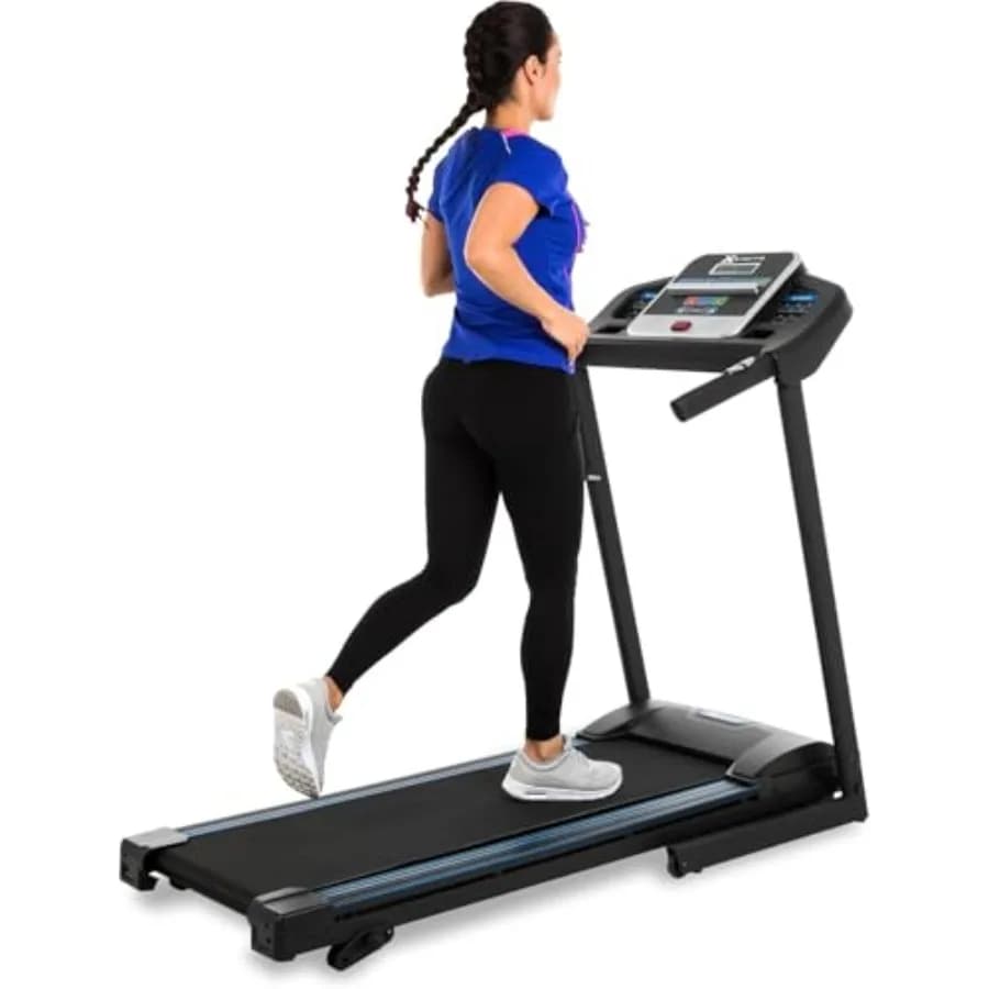 Folding Treadmill Compact Design 250 LB Weight Ccity Powerful Motor