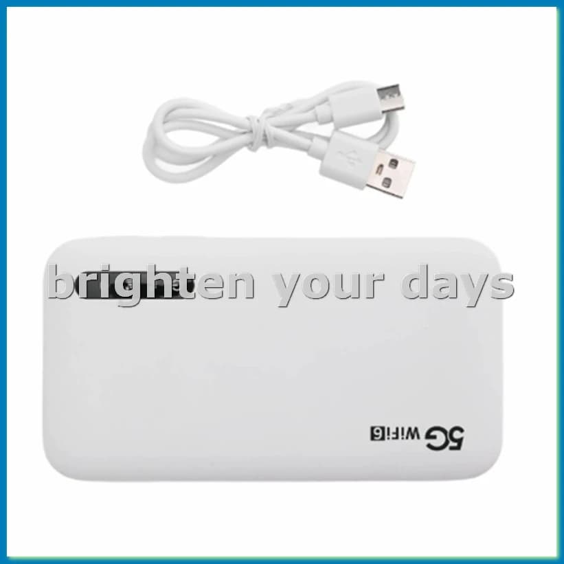 5G WiFi 6 Mobile Hotspot Router 5000MAH 16 Devices SIM Card Slot For