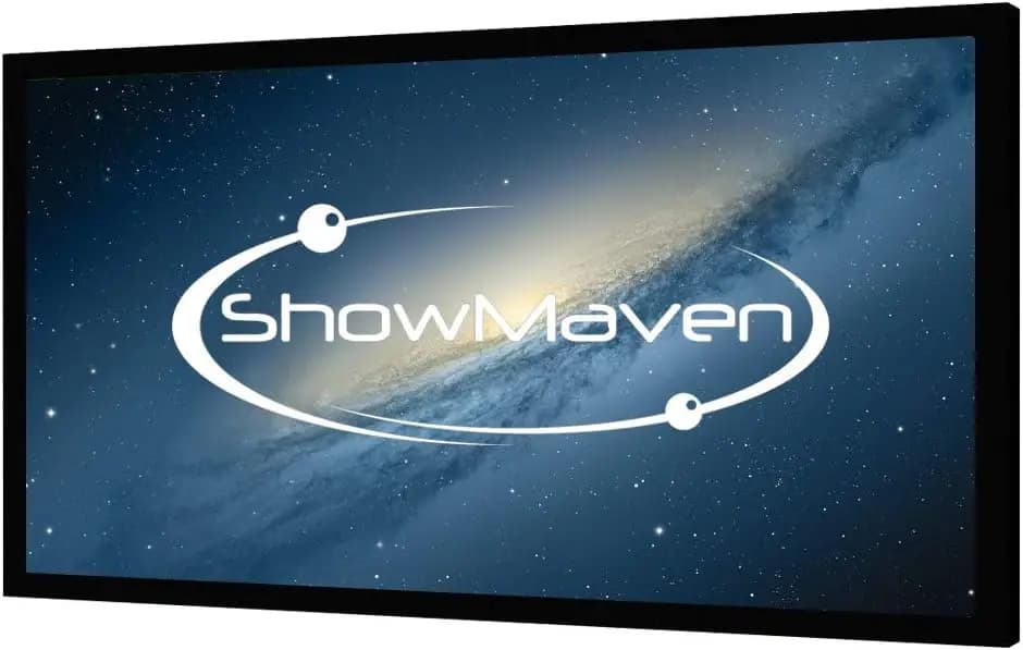 120 Inch Fixed Frame Projector Screen 16 9 4K HD Active 3D Aluminum