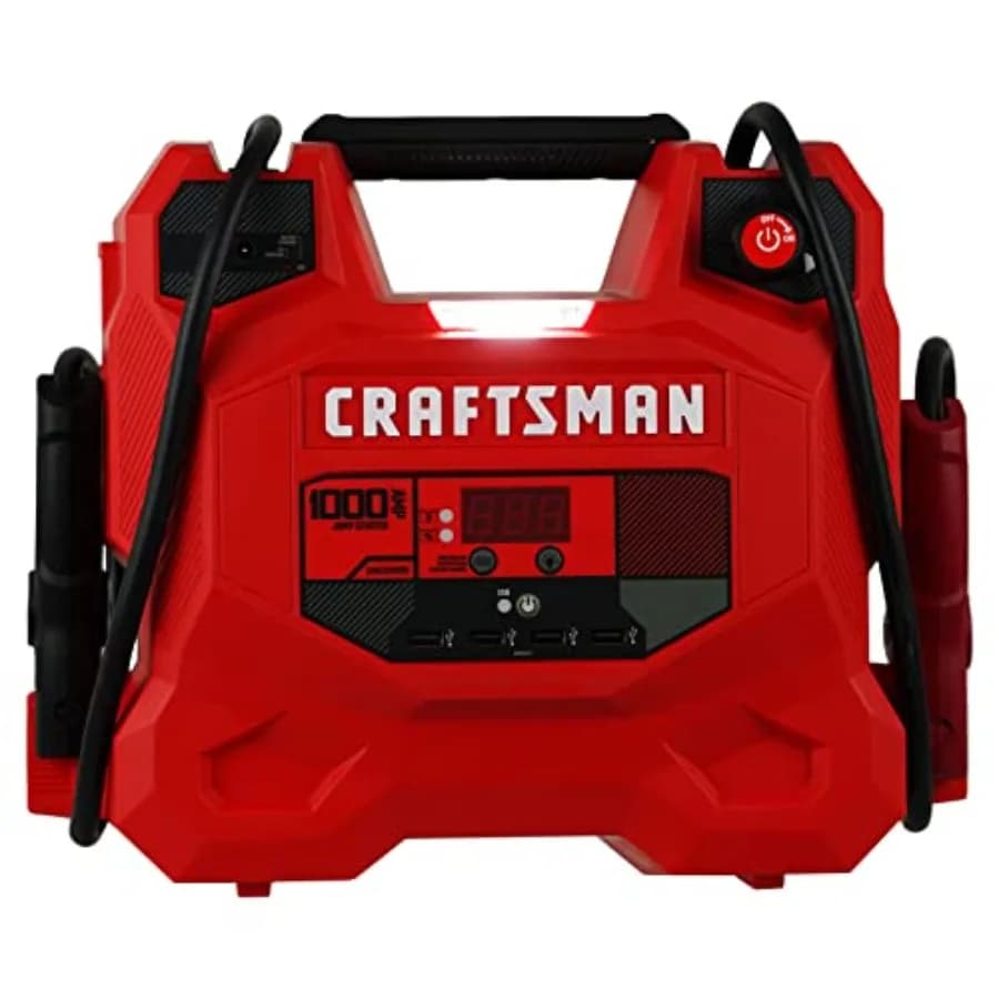 1000A Car Battery Jump Starter And Power Station 3-in-1 Solution 12V