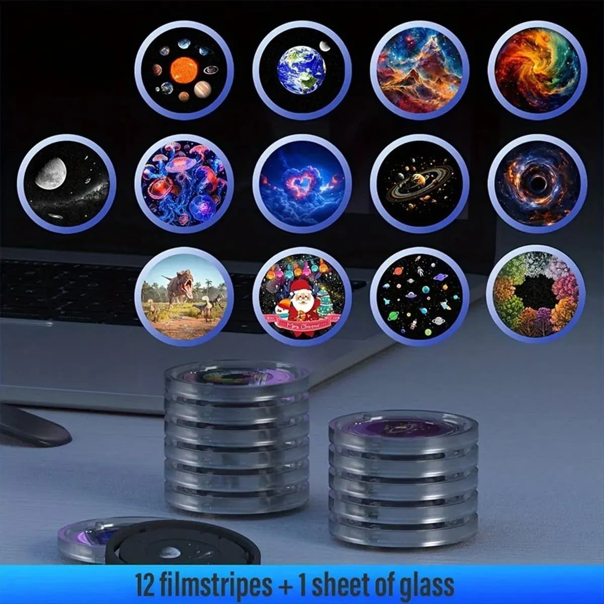 Galaxy Star Projector RGB Night Light & Bluetooth Speaker USB LED Moon