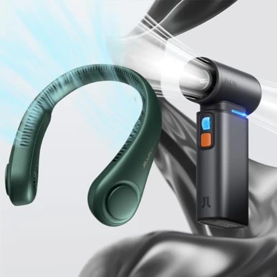 Portable Neck Fan, Handheld Turbo Fan 100 Speeds Adjustable