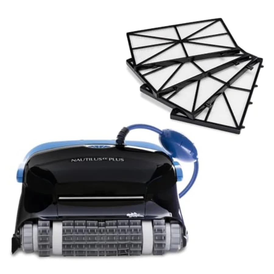 In-ground Pool Robotic Vacuum Cleaner WiFi Control Ultra-fine Filters