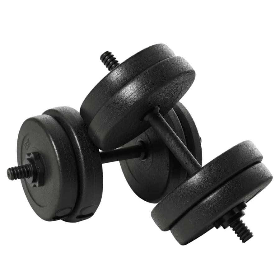 Adjustable 2 X 22LBS Weight Dumbbell Set For Fitness Training Exercise