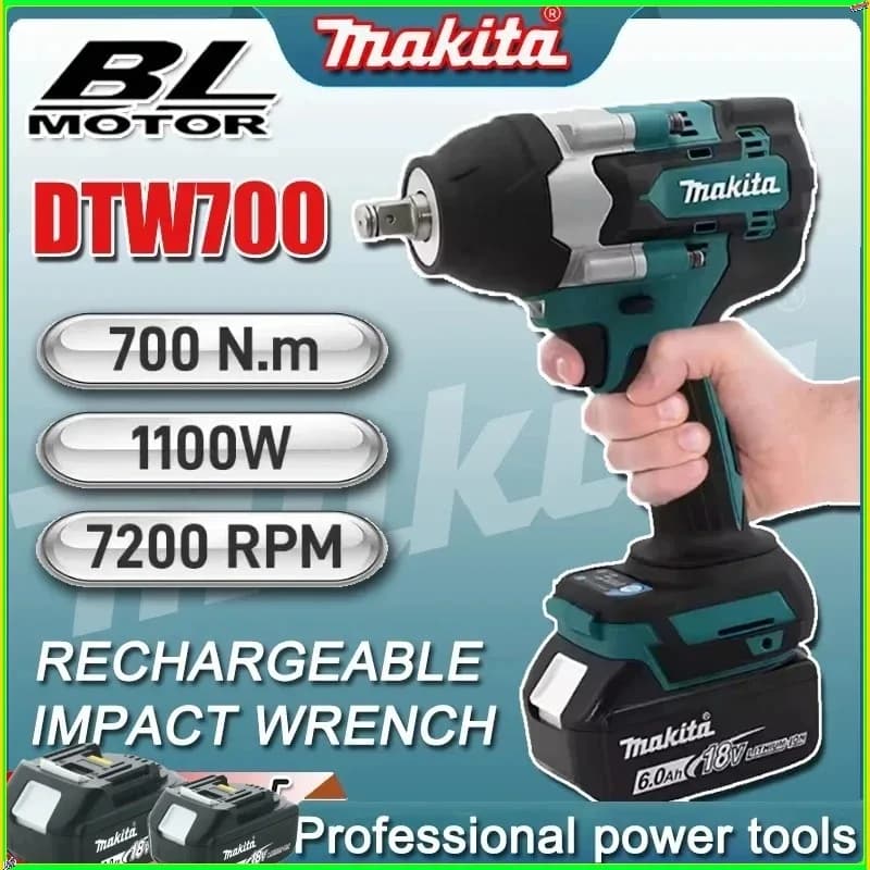 Makita DTW700 Brushless Electric Wrench Drill Cordless Screwdriver