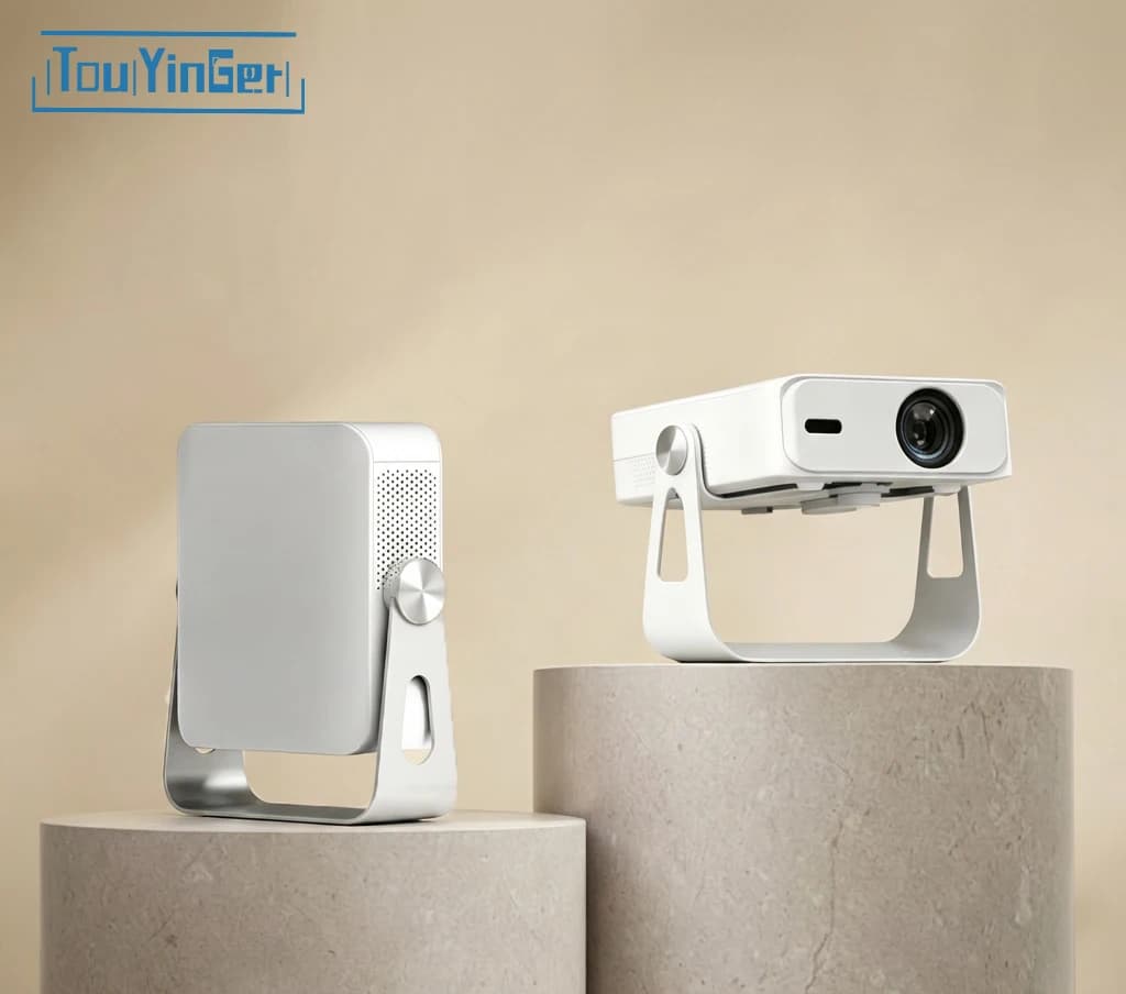 Touyinger L9W Full HD Projector Mini Gimbal 360 Degree Rotatable 4K Video Decode WiFi