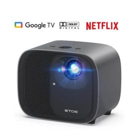 Netflix & Google TV Certified ETOE E3 Pro Projector Dolby Digital Plus Native 1080P