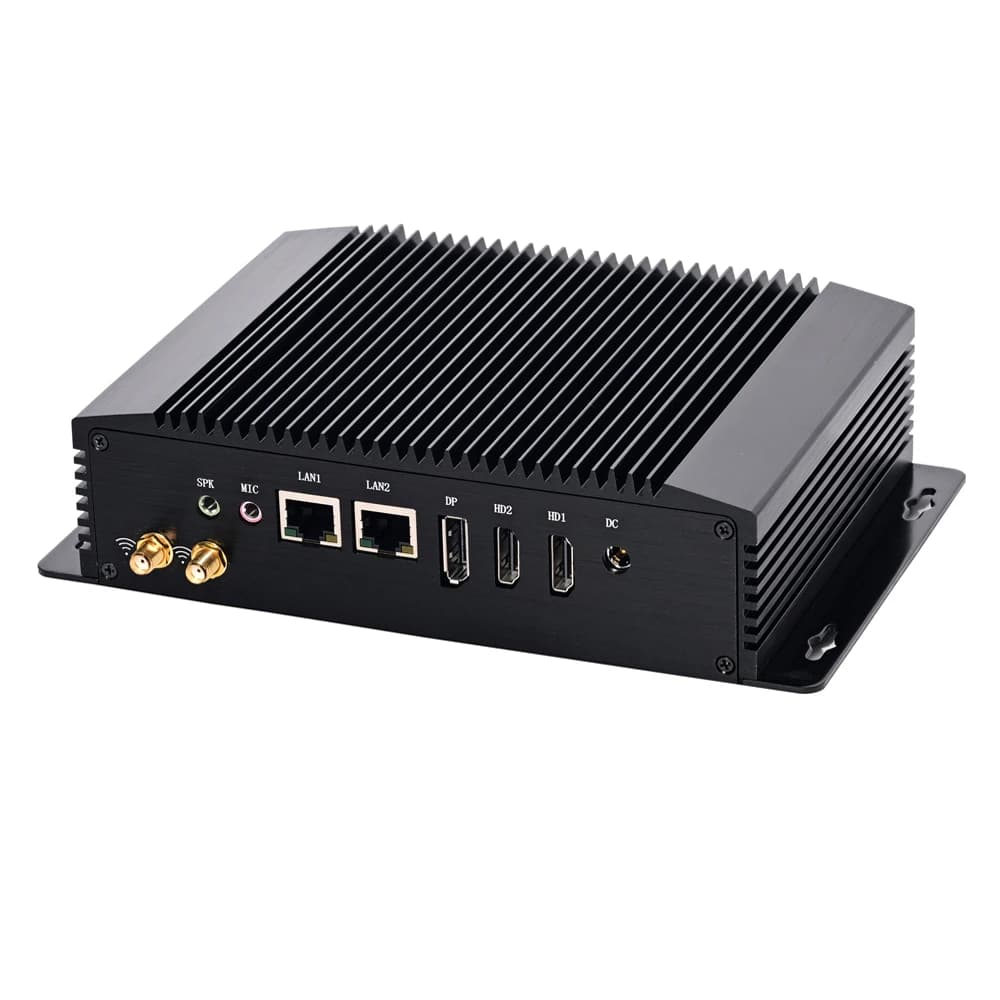 Fanless Mini PC Alder Lake N100 N95 Windows 11 Intel 12TH DDR4 16GB RAM 512GB