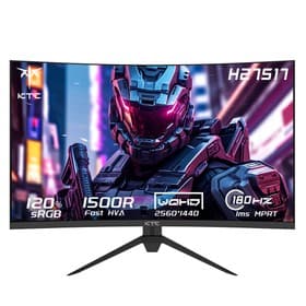 KTC H27S17 27-inch 1500R Curved Monitor QHD 2560x1440 16 9 ELED 180HZ