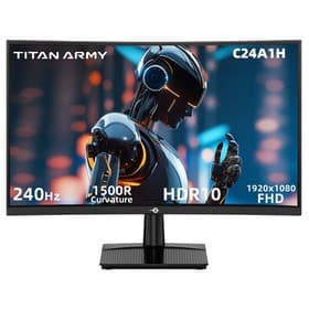 TITAN ARMY C24A1H Monitor 23.6 Inch 1500R Curved VA Screen 1920 1080 240HZ